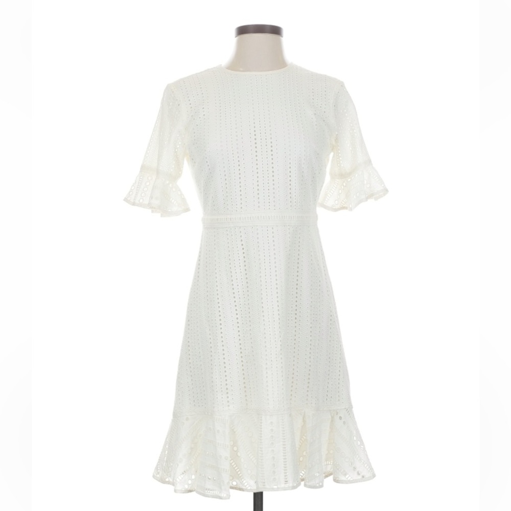 NWT Bridal white Banana Republic Eyelet Dress
